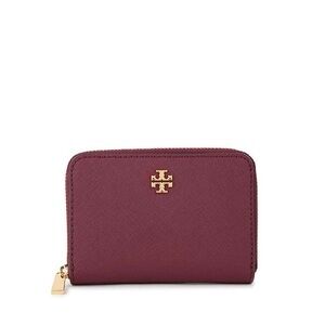 Tory Burch Emerson Zip Coin Case Wallet Leather